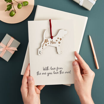 Personalised Pet Dog Keepsake Valentine's Card, 3 of 6