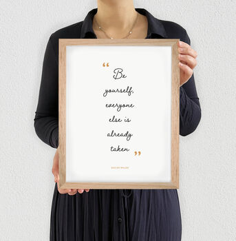 Personalised Quote Framed Print Gift Home Wall Decor, 7 of 12