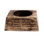 Personalised Hardwood Ball Stand: Engraved Display Plinth, thumbnail 4 of 7