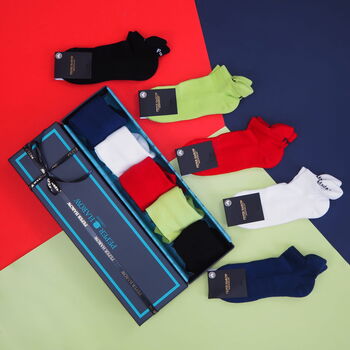 Organic Sport Men’s Trainer Socks Gift Box – Vibrant, 3 of 8