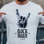 Personalised Rock Hard Music T Shirt For Men, thumbnail 2 of 2