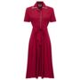 Mae Dress In Windsor Wine Vintage 1940s Style, thumbnail 1 of 2