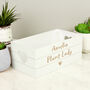Personalised Kids Toy Box Wooden Crate, thumbnail 3 of 3
