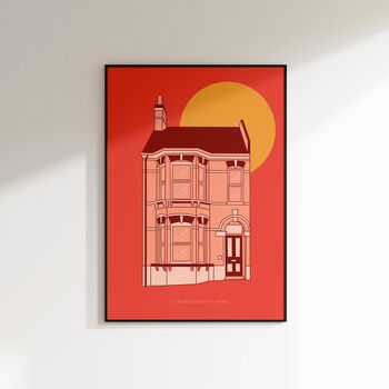 Personalised House Illustration Print, A Home Portrait, 7 of 7