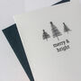Pack Of Four Christmas Cards, thumbnail 2 of 9
