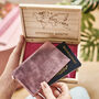 Travel Gift Box Personalised Leather Passport Cover, thumbnail 5 of 9