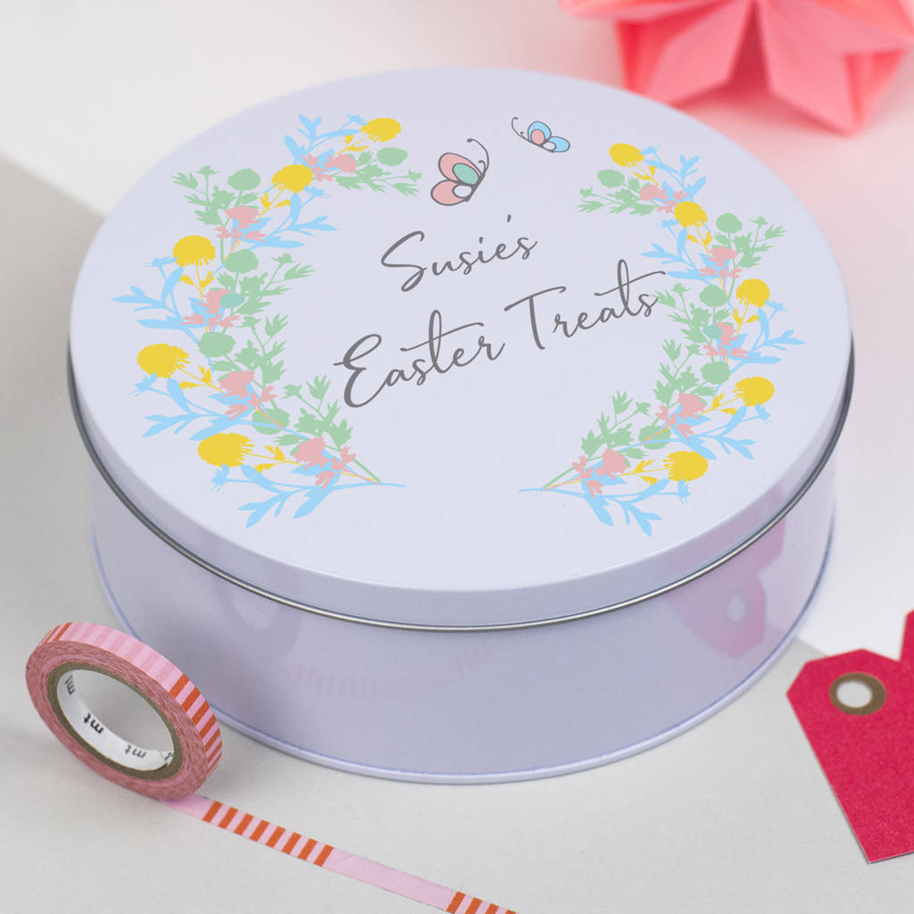 Personalised Easter Treat Tin, 1 of 2