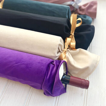 Personalised Giant Velvet Fillable Christmas Cracker, 4 of 4