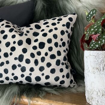 Dalmatian Print Velvet Cushions, 11 of 12