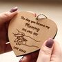 Personalised “The Day You Became My Mummy” Cherry Wood Ornament – Custom New Baby Keepsake Gift, thumbnail 1 of 6