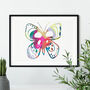 Rainbow Butterfly Print, thumbnail 2 of 4