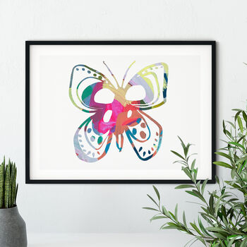 Rainbow Butterfly Print, 2 of 4