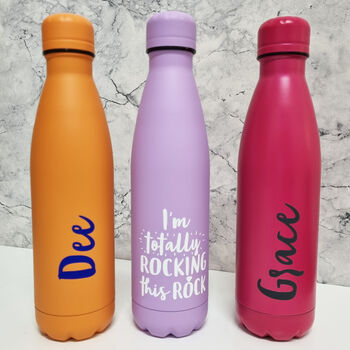 Totally Rocking That Rock Personalised Water Bottle, 2 of 9