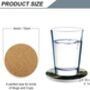 Pack Of Four Ceramic Marble Design Coasters, thumbnail 4 of 4