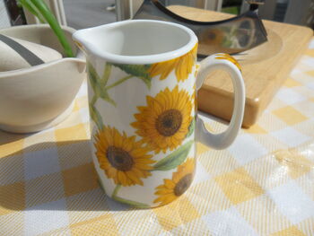 Cream Jug In Sunflower Design, 2 of 8
