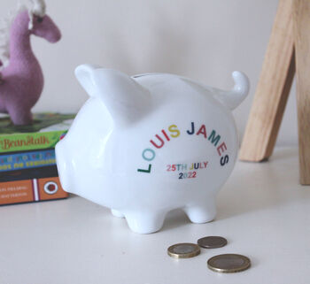 Personalised Piggy Bank, 8 of 8
