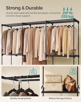 Portable Freestanding Wardrobe Closet Organize, 5 of 10