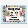 Personalised Daddy Gift Book 'Can You Find Me And Daddy?', thumbnail 1 of 12