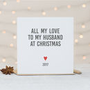 'husband love' christmas card by slice of pie designs ...