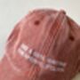 Just A Girl Personalised Slogan Cap, thumbnail 2 of 6