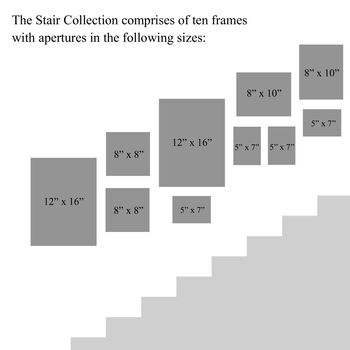 Gallery Frame Stairs Collection White, 2 of 2