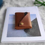Personalised Tan Leather Wallet, thumbnail 5 of 8