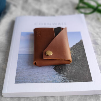 Personalised Tan Leather Wallet, 5 of 8