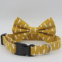 Yellow Smudge Dog Bow Tie, thumbnail 4 of 7