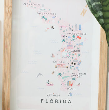Florida Illustrated Map, 4 of 4