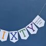 Personalised Sixty Birthday Banner : 60th Birthday Party Decoration, thumbnail 4 of 7