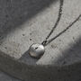 Men’s Molten Orb Initial Necklace, thumbnail 2 of 6