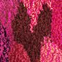 Handmade Tufted Pink, Purple, Peach Red Rug, thumbnail 6 of 12