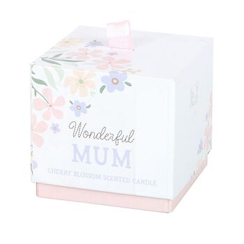 Wonderful Mum Cherry Blossom Candle | Mother's Day Gift, 2 of 2