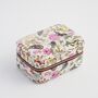 Floral Engravings Large Printed Jewellery Box, thumbnail 1 of 5