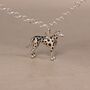 Personalised 3D Dalmatian Silver Chain Bracelet, thumbnail 2 of 10