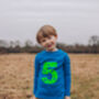 Personalised Age/Number Kids T Shirt, thumbnail 4 of 8