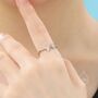 Sterling Silver Bumble Bee And Daisy Ring, thumbnail 3 of 12