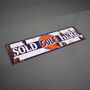 Sold Here Motor Oil Sign, thumbnail 1 of 4