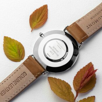 Personalised Men's Leather Watch, 4 of 12