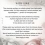 Personalised Photo Engraved Heart Necklace, thumbnail 4 of 12