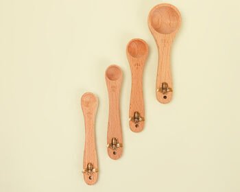 G Decor Set Of Four Bee Measuring Spoons, 7 of 7