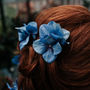 Eleanor Hydrangea Wedding Hair Pins, thumbnail 1 of 5