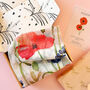 Personalised Poppy Print Scarf, thumbnail 1 of 11