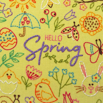 Hello Spring Embroidery Kit, 3 of 8