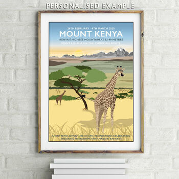 Mount Kenya, Africa Print, 3 of 6