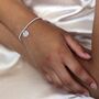 Personalised Sterling Silver Stretchy Bead Bracelet, thumbnail 1 of 5