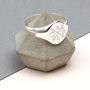 Personalised 18ct Gold Plated Or Silver Love Match Ring, thumbnail 1 of 7