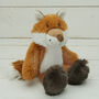 Fox Hand Muff With Matching Mini Toy Gift Boxed, thumbnail 2 of 6
