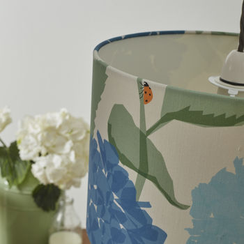 Floral Hydrangea Lampshade, 4 of 4