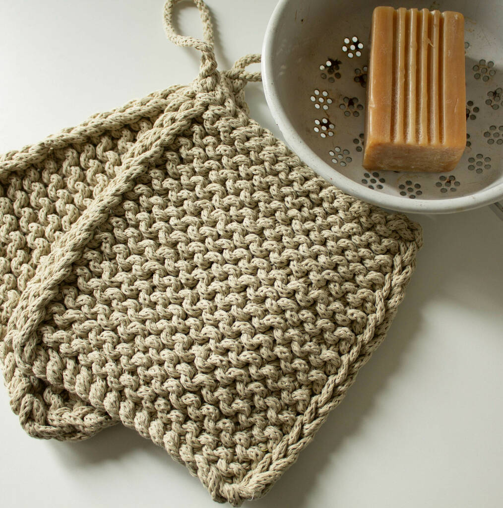 Hand Knit Trivet Pick Your Colour By StrikkStrikk Handknits